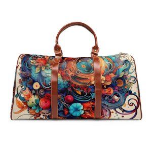 Travel bag gift,Unisex travel bag,  Everyday Travel Bag, Colorful Travel Bag